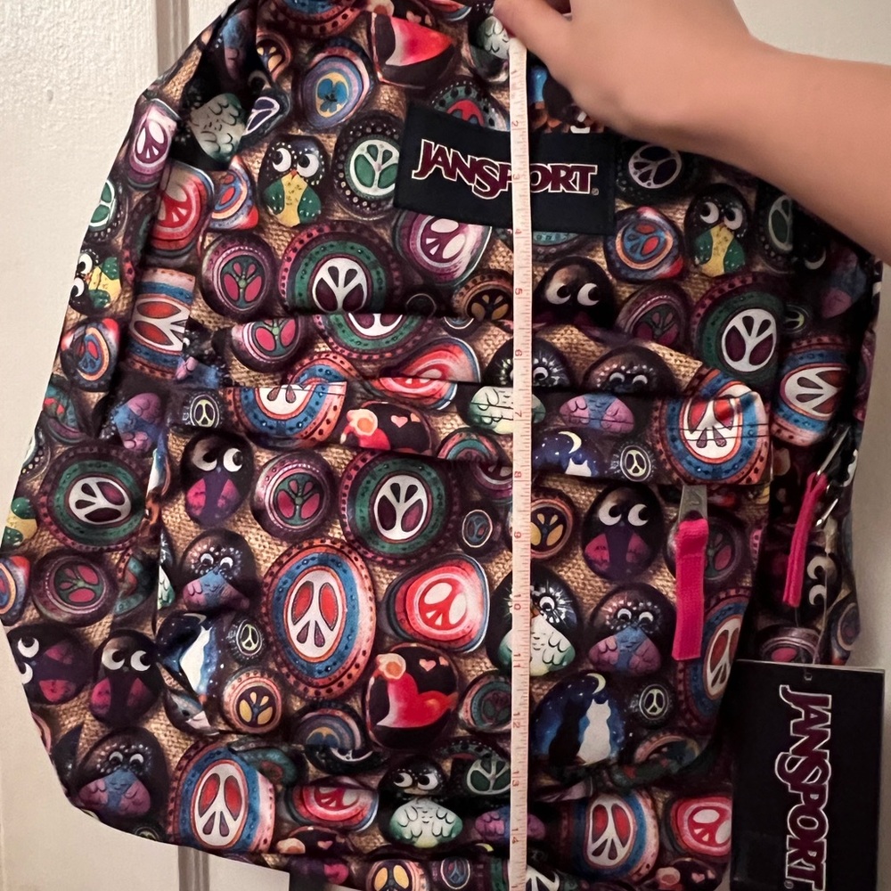 Jansport Colorful Owl Pattern Backpack | Y2K Perfect School Backpack